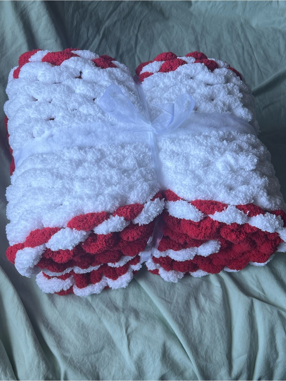 Hand Knit Baby Blanket